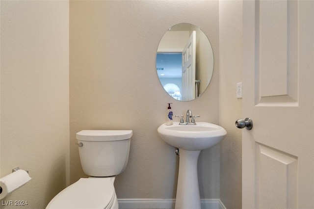 bathroom with toilet