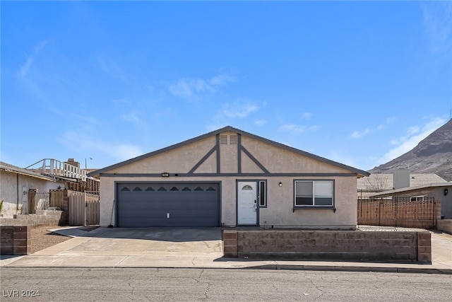 ranch-style house with a garage