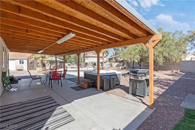 view of patio / terrace with grilling area