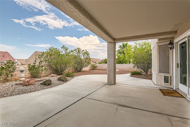 view of patio