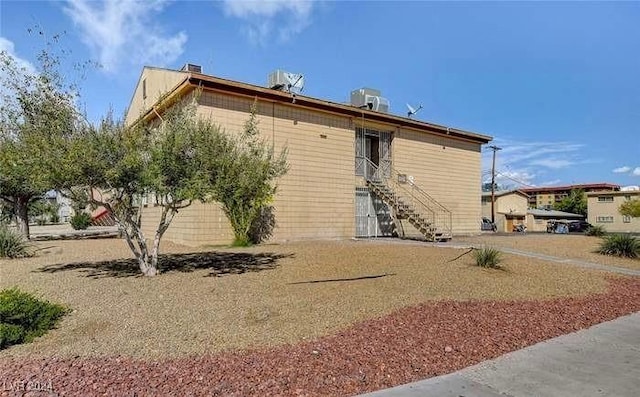 view of rear view of property