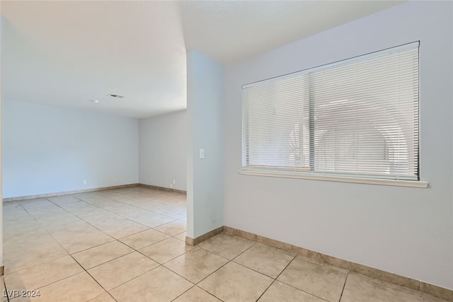 view of tiled empty room