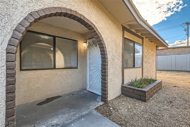 view of property entrance