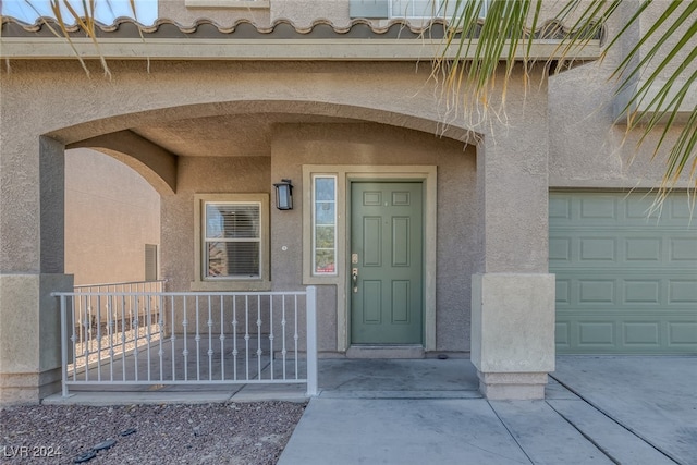 view of entrance to property