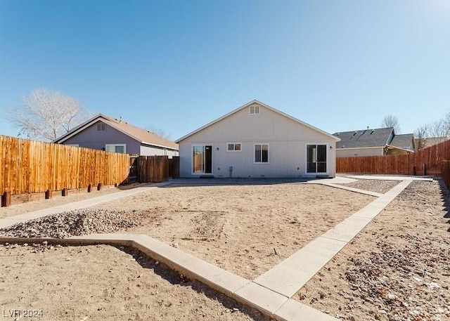 view of rear view of property