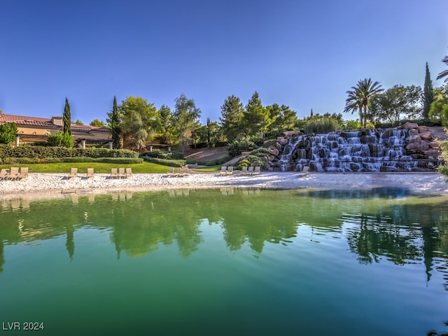 view of water feature