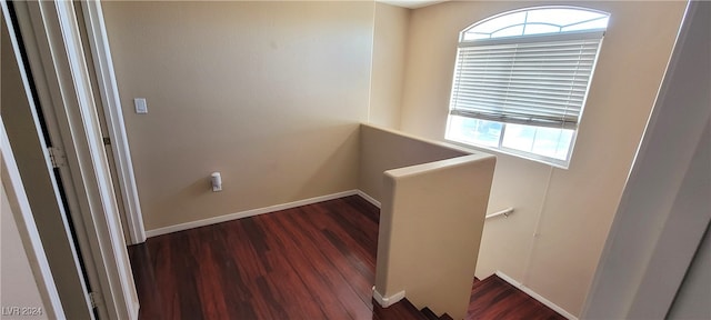 interior space with hardwood / wood-style floors and a wealth of natural light