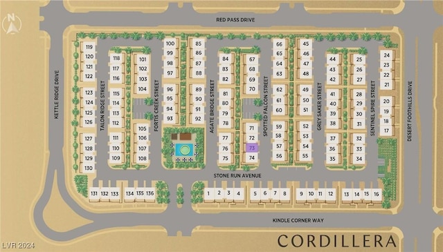 639 Spotted Falcon St, Las Vegas, NV 89138 - map