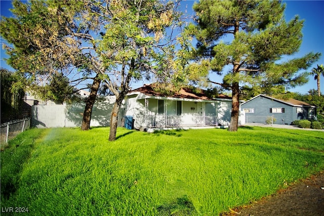 exterior space featuring covered porch