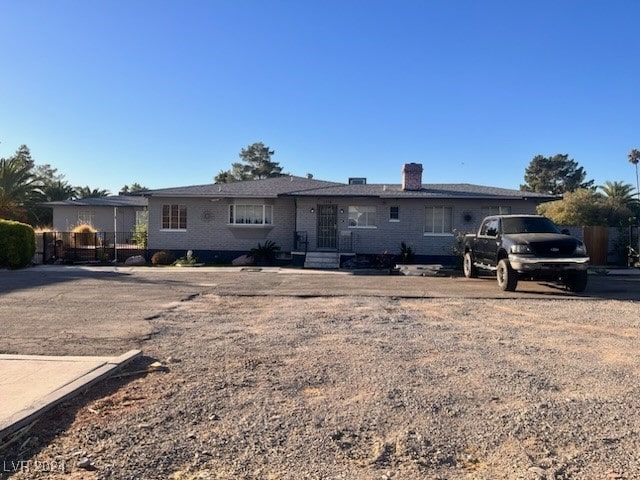 view of ranch-style home