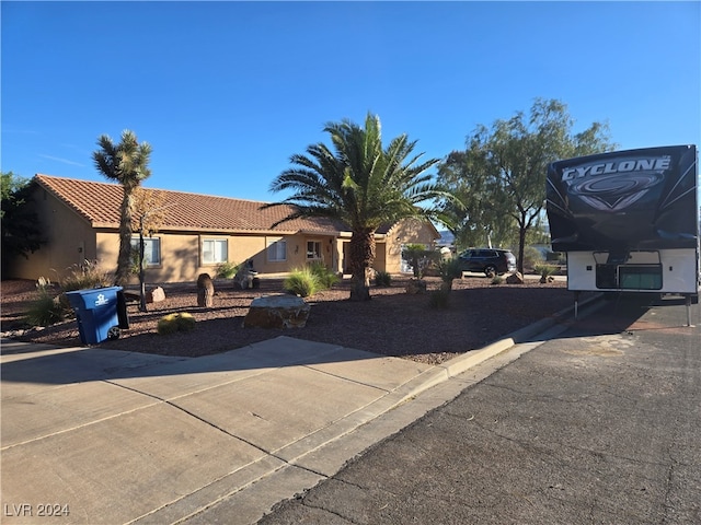 view of front of home