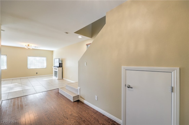 interior space featuring light wood-type flooring