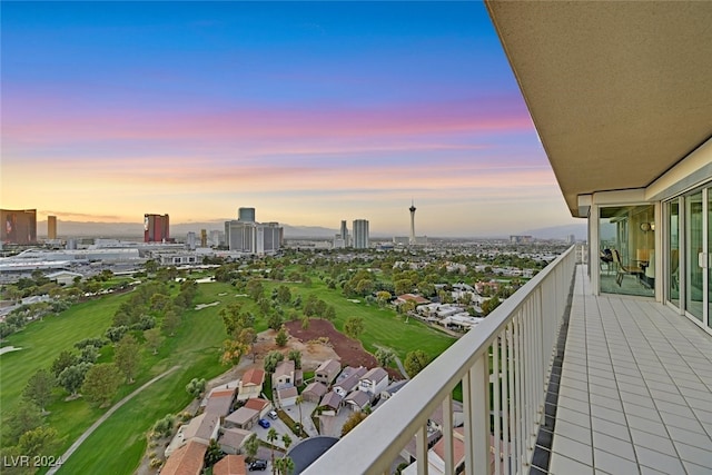 3111 Bel Air Dr Unit 25A, Las Vegas, NV 89109 - balcony with a view of city