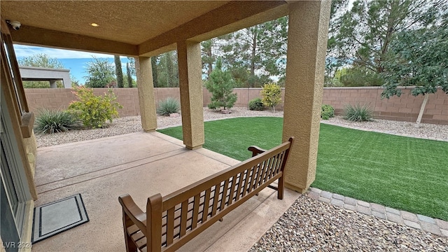 view of patio