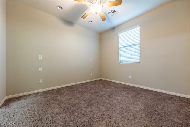 2664 Chinaberry Hill St, Laughlin, NV 89029 - carpeted empty room featuring a ceiling fan and baseboards