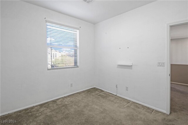 empty room with carpet floors