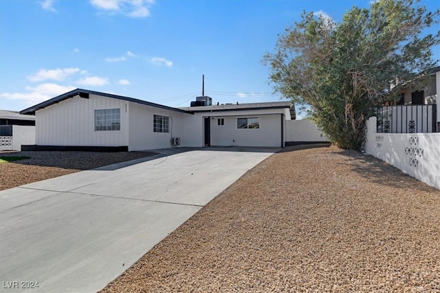 view of ranch-style home