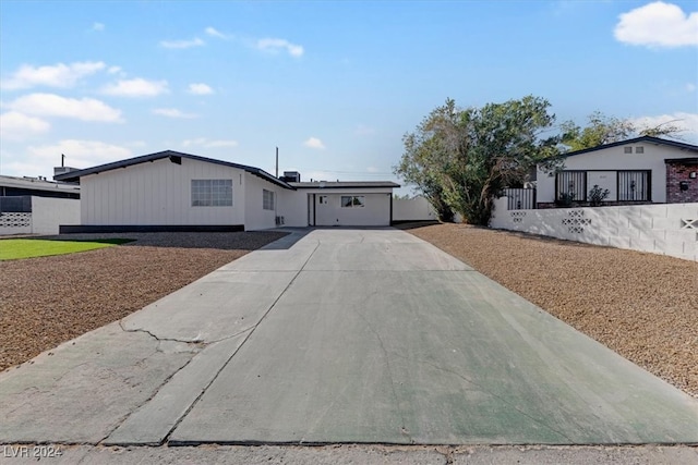 view of ranch-style home