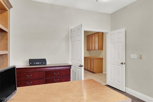 office featuring light tile patterned floors