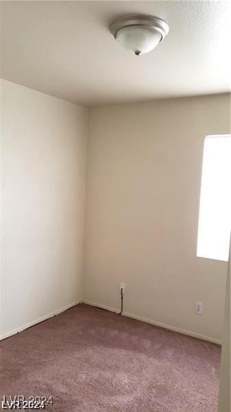 unfurnished room with carpet floors