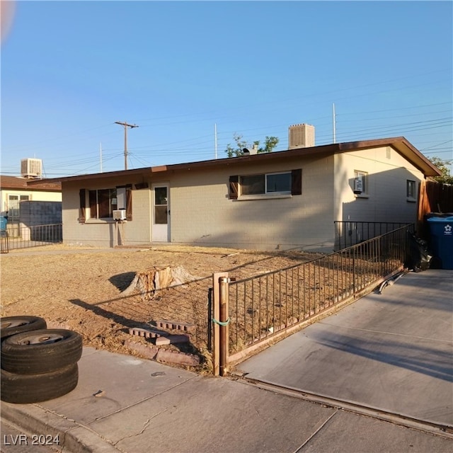 view of ranch-style home