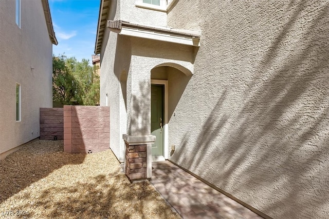 view of property entrance