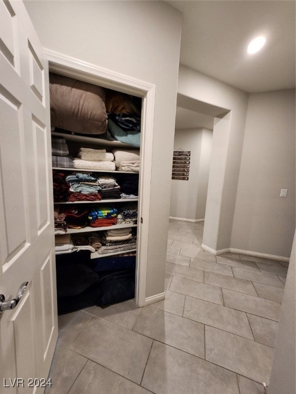 view of closet