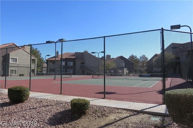 view of sport court