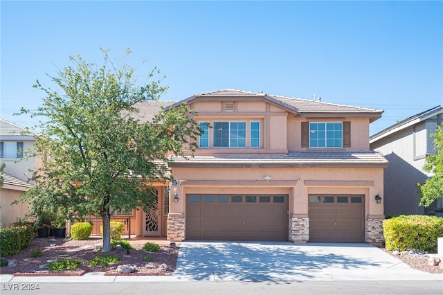 craftsman-style house featuring a garage