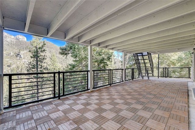 view of patio / terrace featuring a balcony