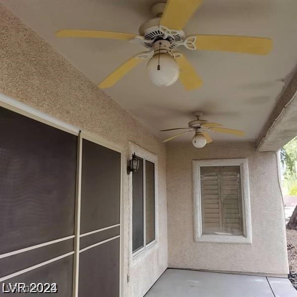 1652 Black Fox Canyon Rd, Henderson, NV 89052 - view of patio / terrace featuring a ceiling fan