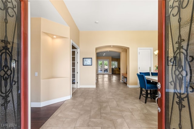 view of entrance foyer