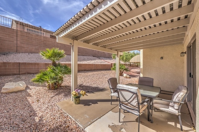 view of patio