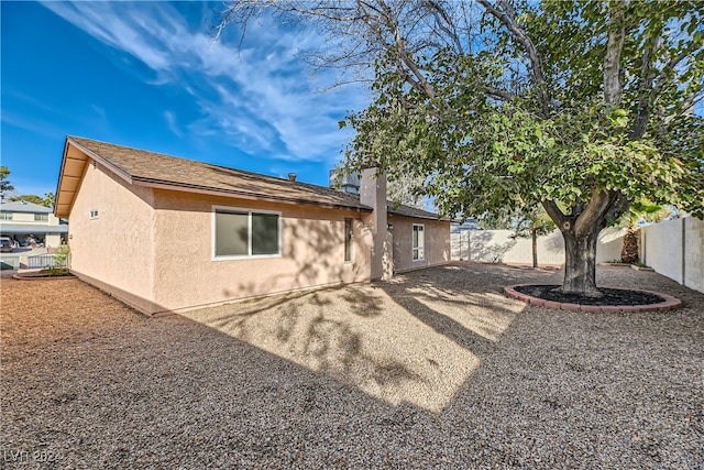 rear view of property with a patio