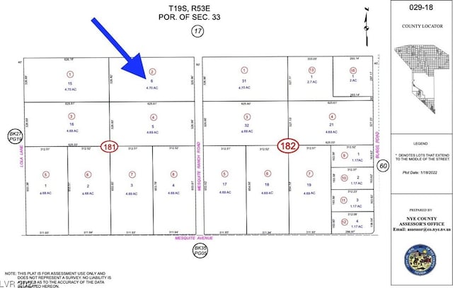 400 W Mesquite Ave, Pahrump NV, 89060 land for sale