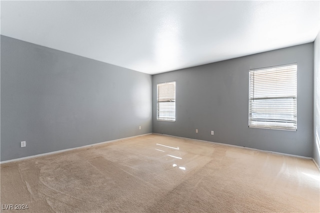 empty room with light carpet