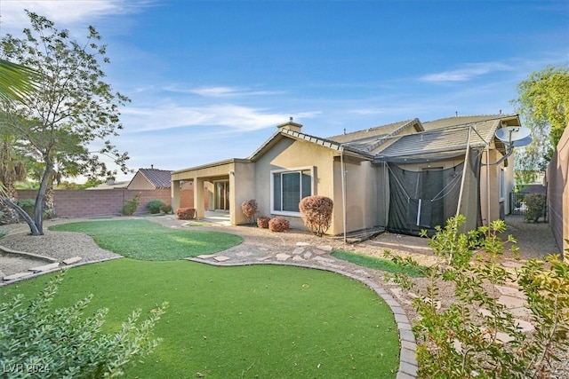 view of rear view of property