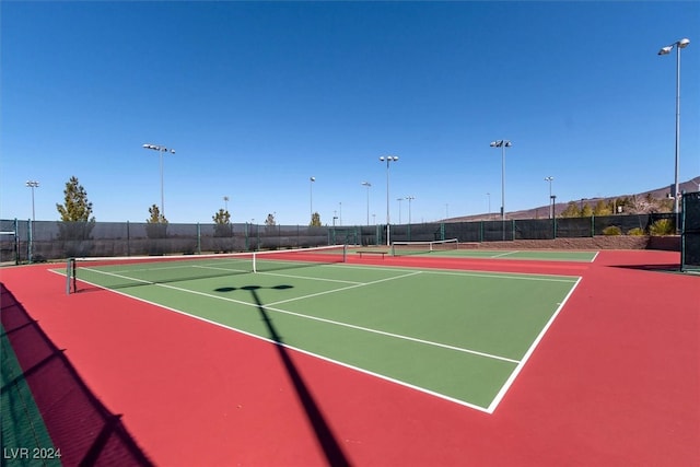 view of sport court