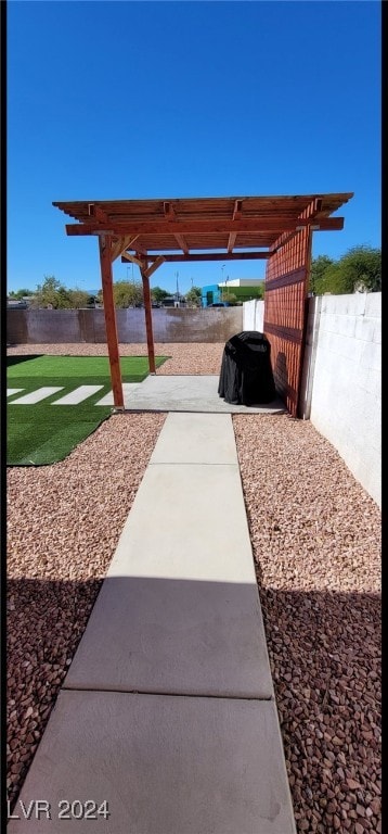 view of patio