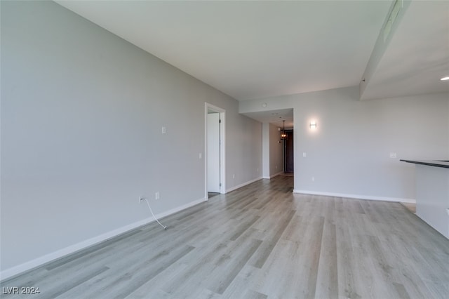 interior space featuring light hardwood / wood-style flooring