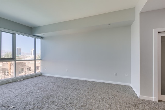 empty room with carpet flooring