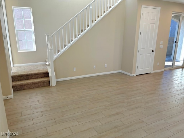 interior space featuring light hardwood / wood-style flooring