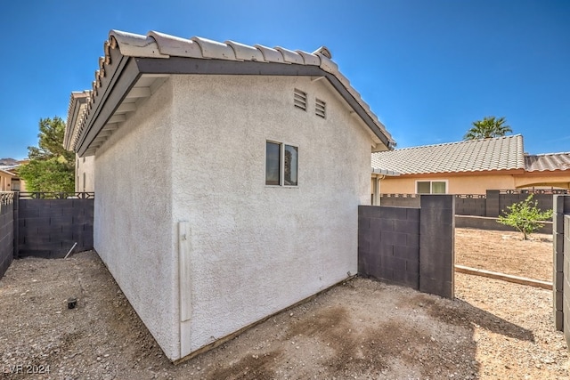 view of side of property