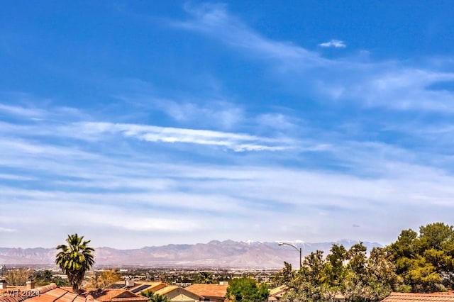 view of mountain feature