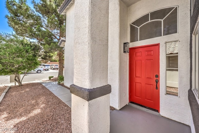 view of property entrance