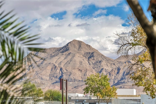 view of mountain feature