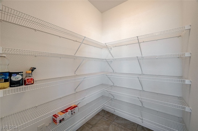 view of pantry