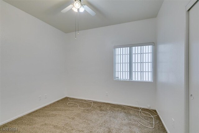 6214 Osaka Pearl St, North Las Vegas, NV 89031 - spare room featuring carpet floors and ceiling fan