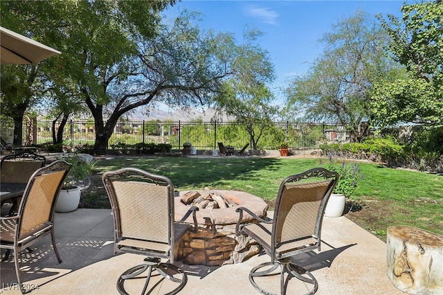 view of patio