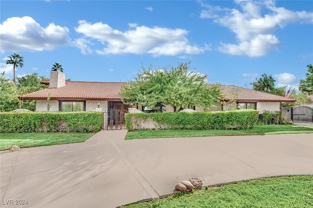 view of ranch-style home